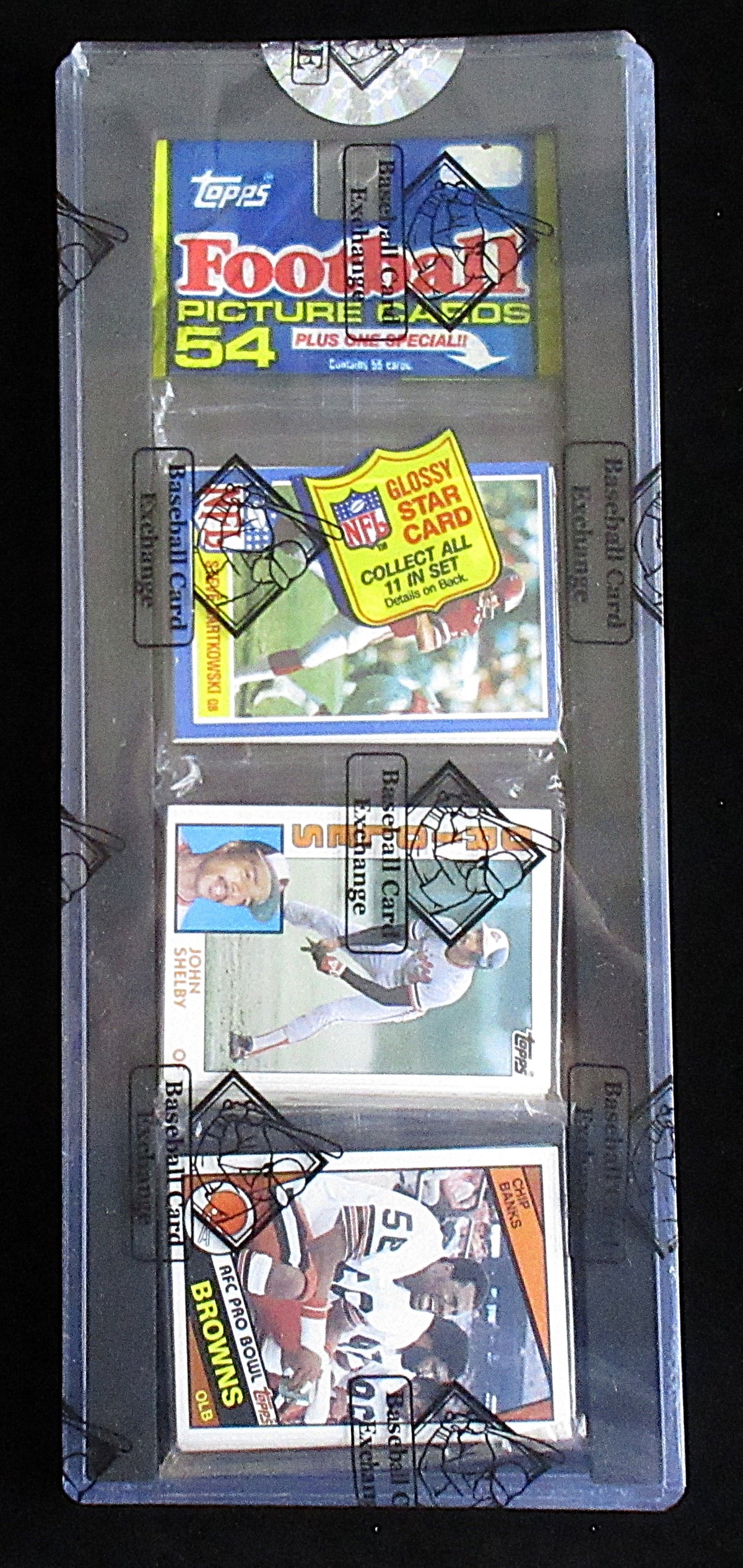 1984 Topps Football & Baseball Unopened Rack Pack (BBCE) (28055)