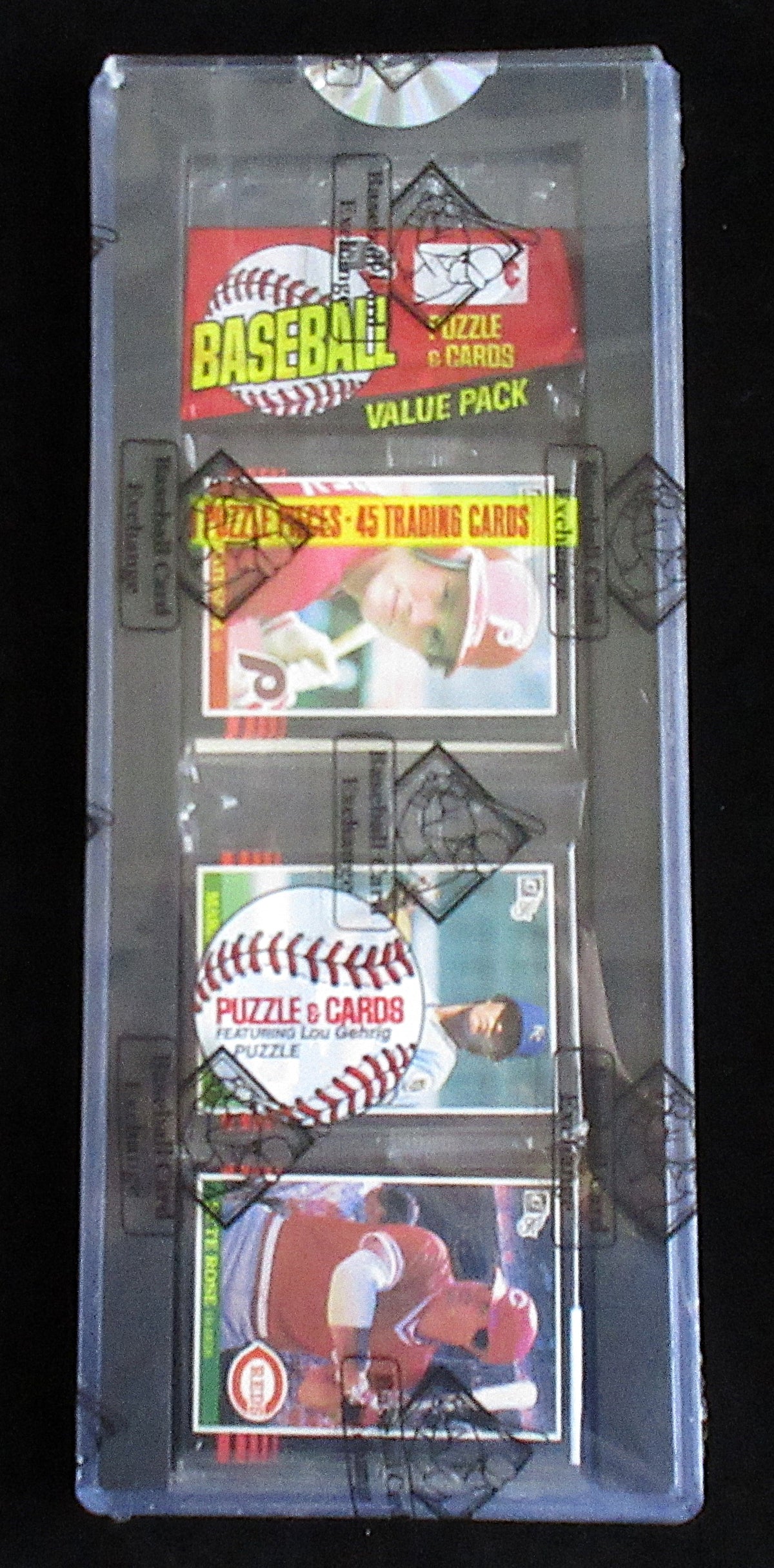 1984 Donruss Baseball Unopened Rack Pack (Rose Top) (BBCE) (28057)