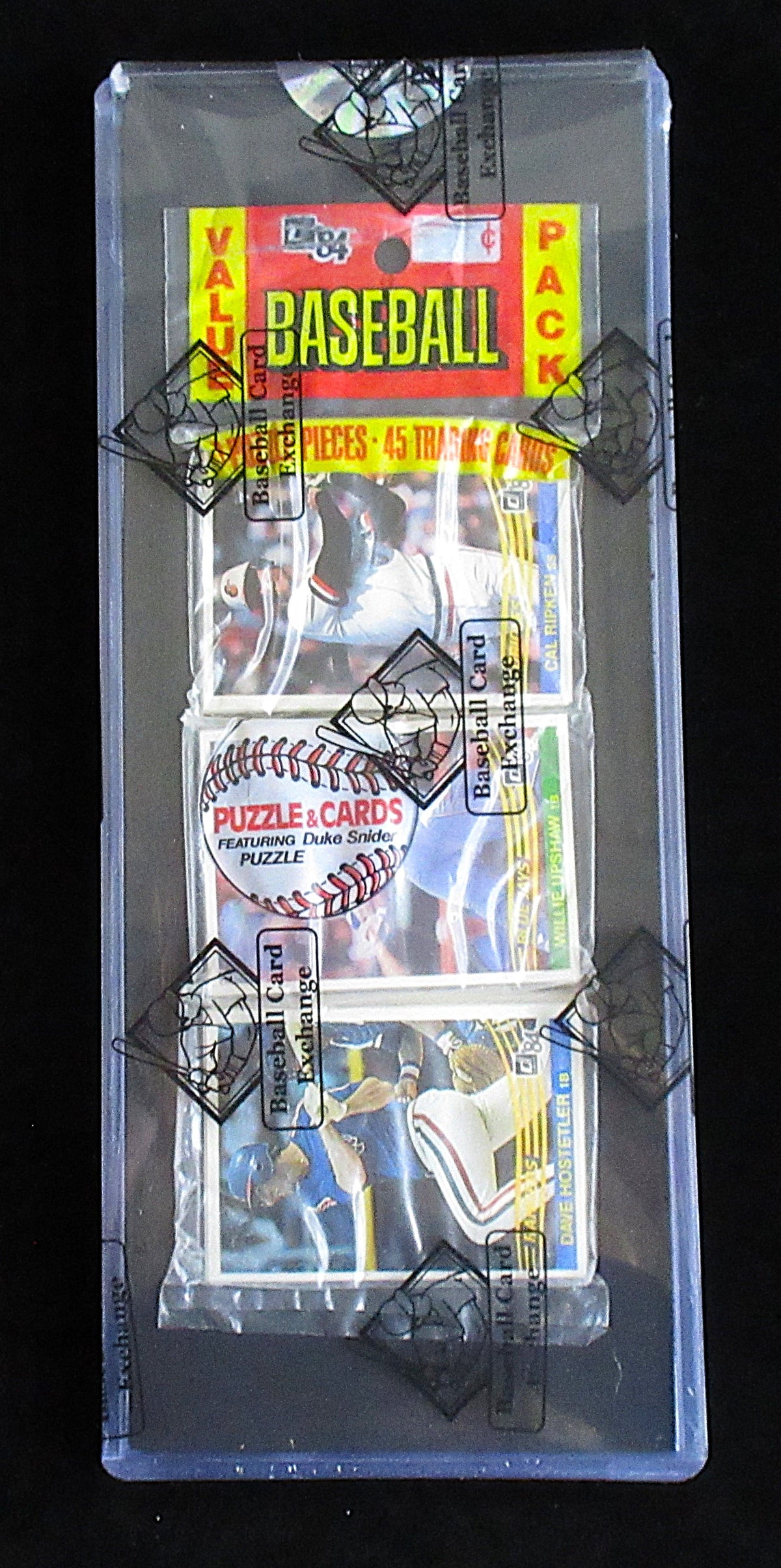1984 Donruss Baseball Unopened Rack Pack (Ripken Jr. Top) (BBCE) (28059)