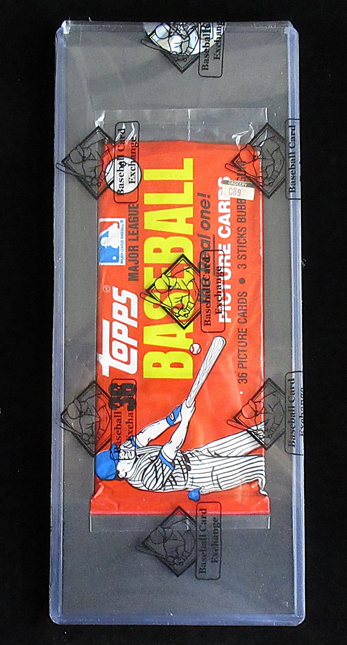 1983 Topps Baseball Unopened Grocery Rack Pack (Sandberg RC Back) (BBCE) (28068)