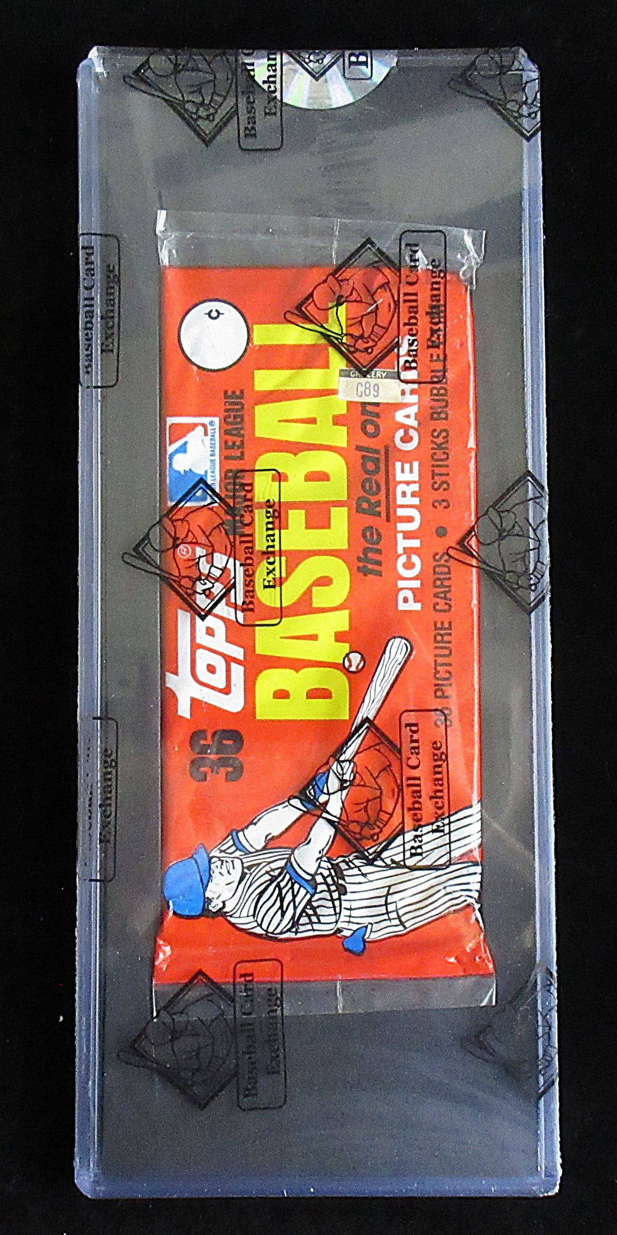 1983 Topps Baseball Unopened Grocery Rack Pack (Sandberg RC Back) (BBCE) (28069)