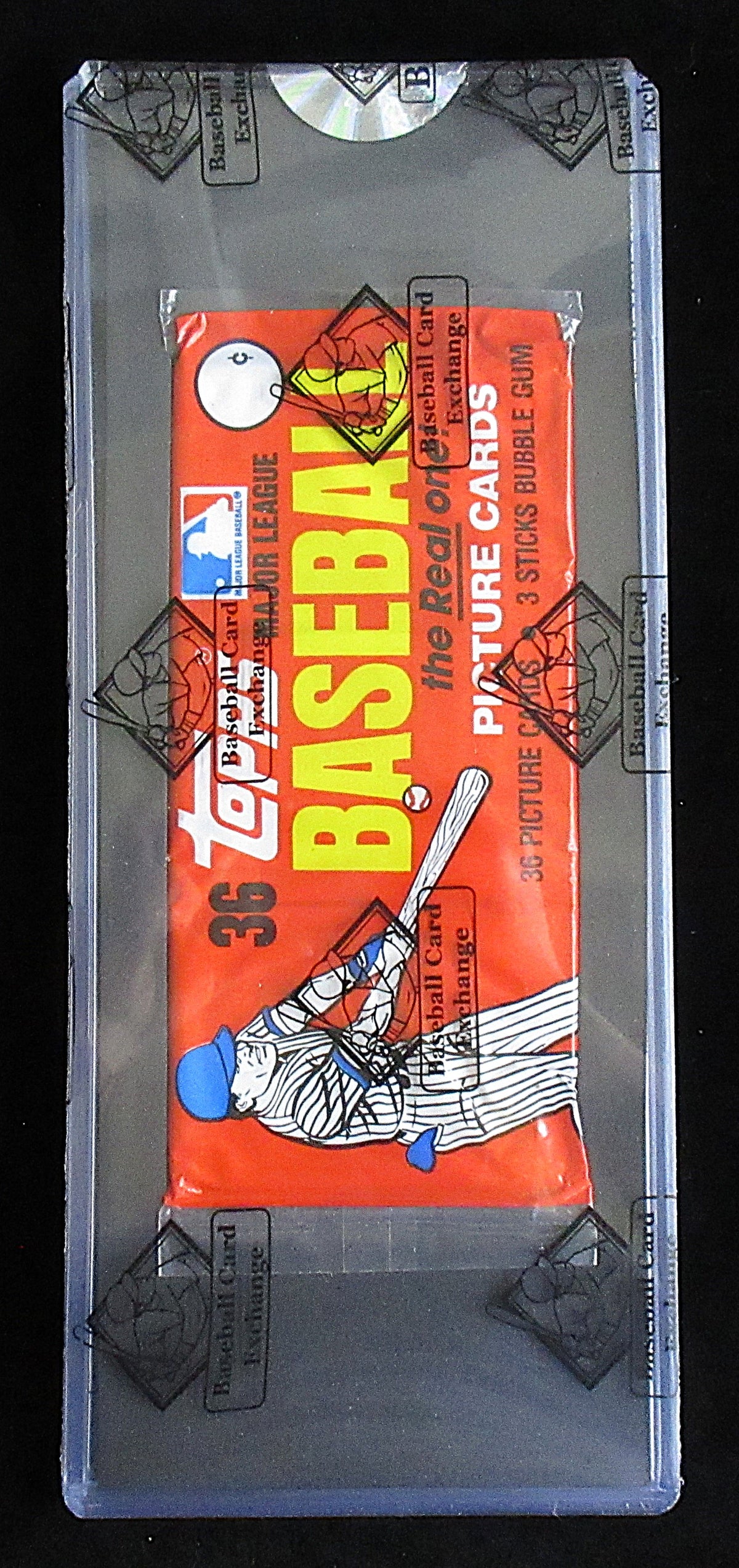 1983 Topps Baseball Unopened Grocery Rack Pack (Gwynn RC Back) (BBCE) (28070)
