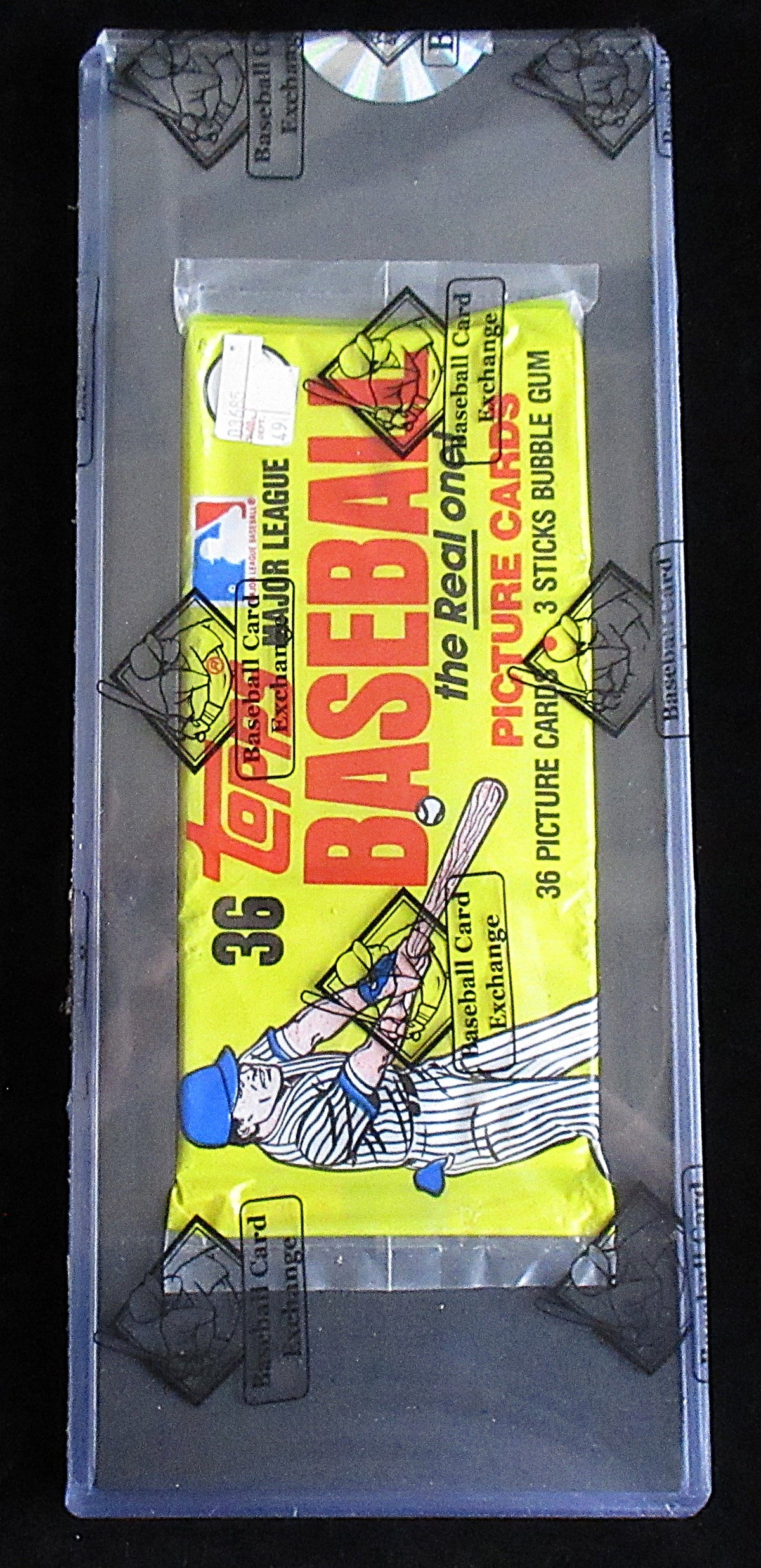 1983 Topps Baseball Unopened Grocery Rack Pack (Gwynn RC Back) (BBCE) (28071)