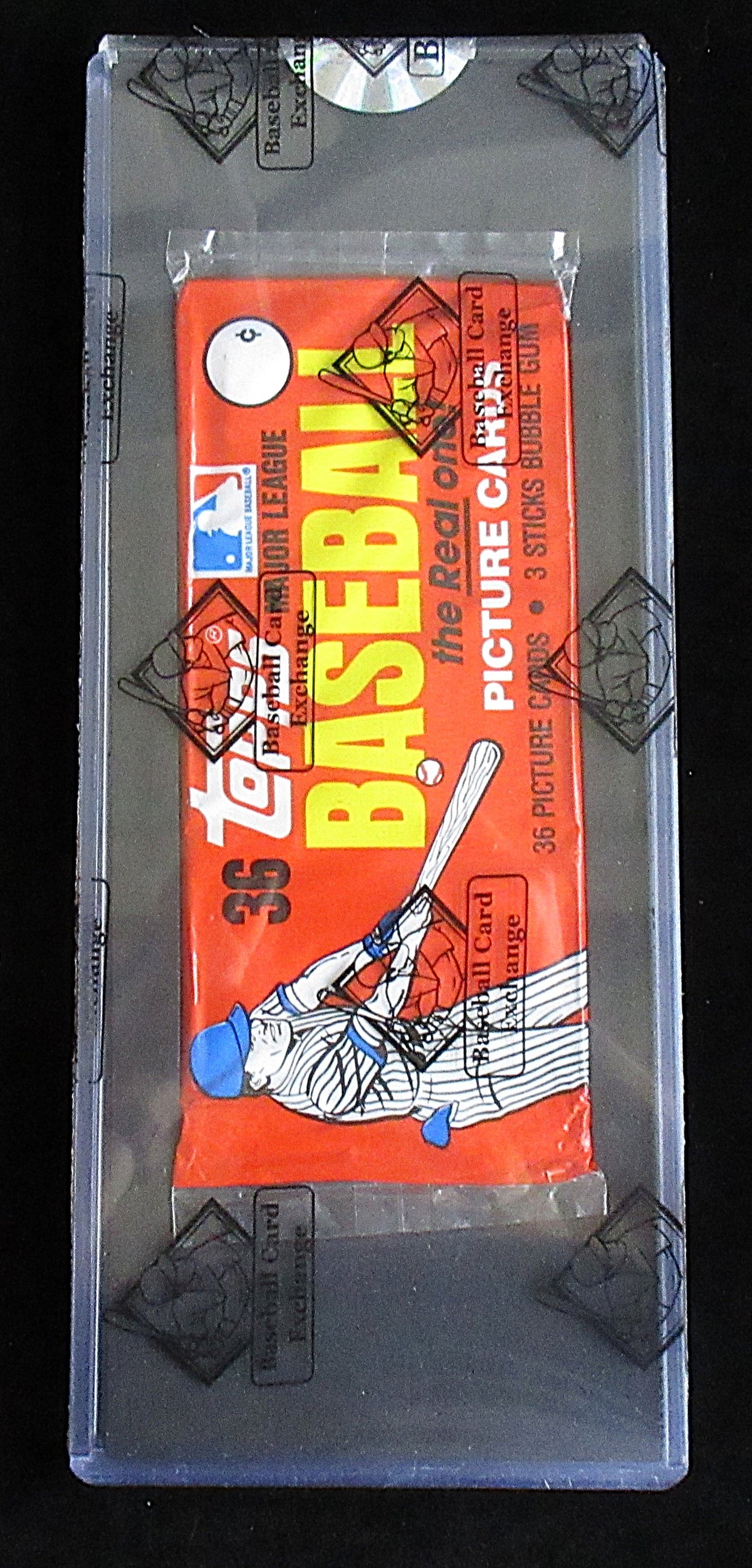 1983 Topps Baseball Unopened Grocery Rack Pack (Boggs RC Back) (BBCE) (28072)