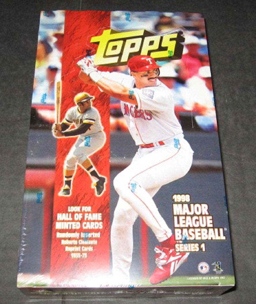 1998 Topps Baseball Series 1 Box (Retail)
