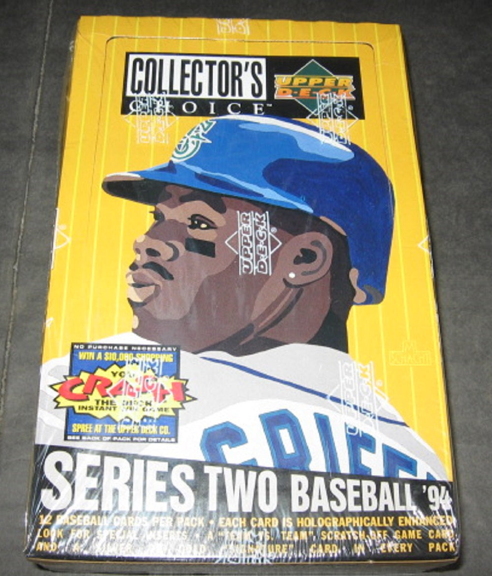 1994 Upper Deck Collector's Choice Baseball Series 2 Box (36/12)