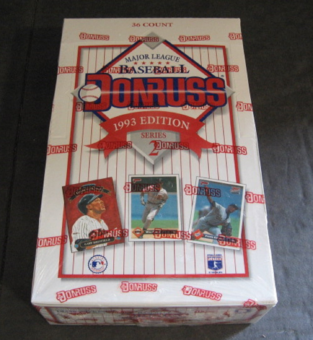 1993 Donruss Baseball Series 2 Box (36/14)