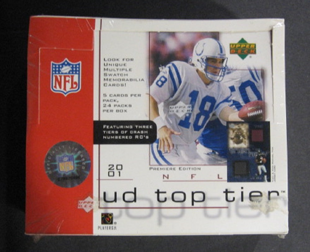 2001 Upper Deck Top Tier Football Box (Hobby)