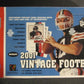 2001 Upper Deck Vintage Football Box (Hobby) (24/10)