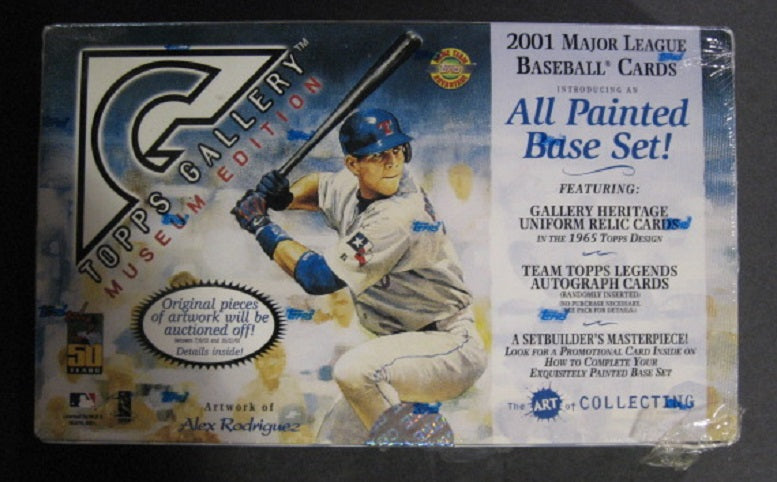 2001 Topps Gallery Baseball Museum Edition Box (HTA) (24/6)