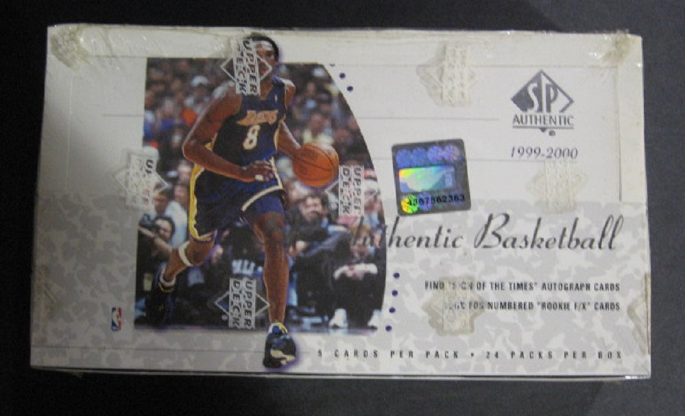 1999/00 Upper Deck SP Authentic Basketball Box (Hobby)