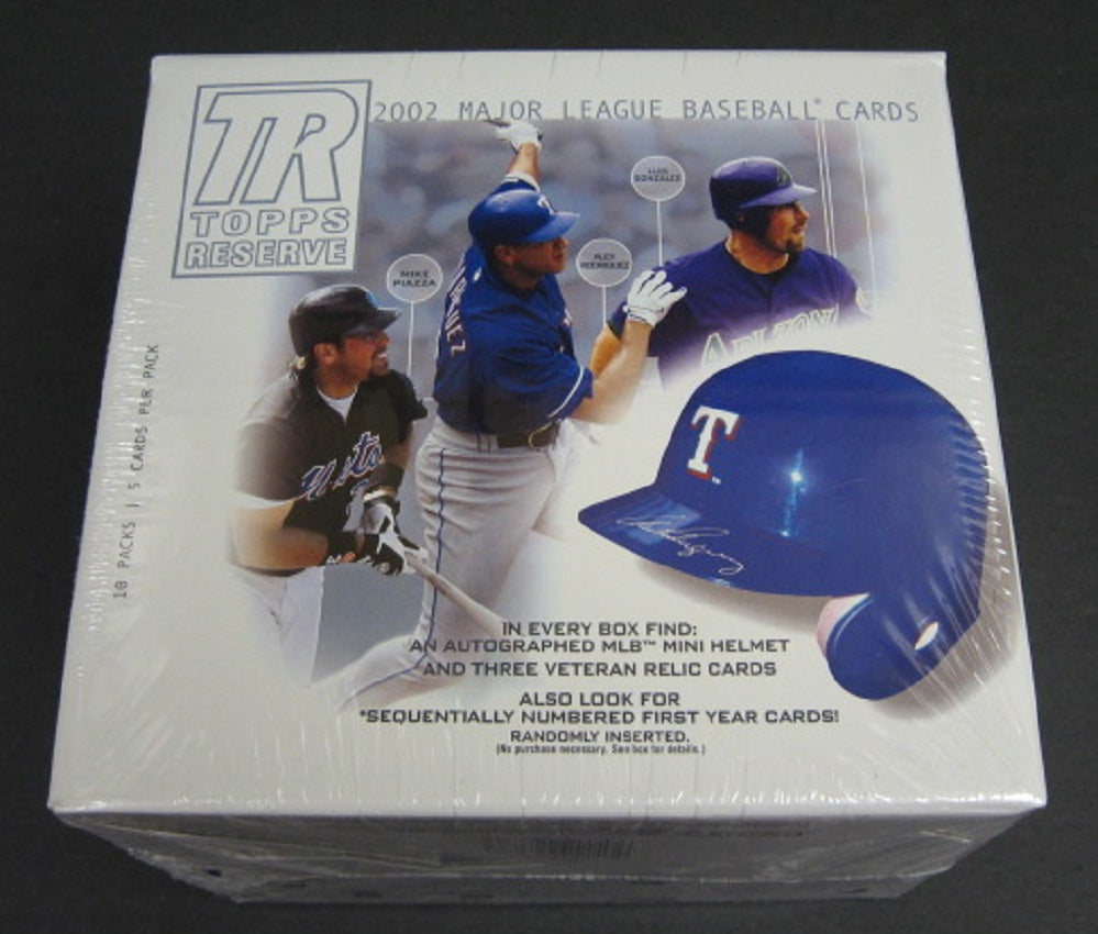 2002 Topps Reserve Baseball Box (Hobby)