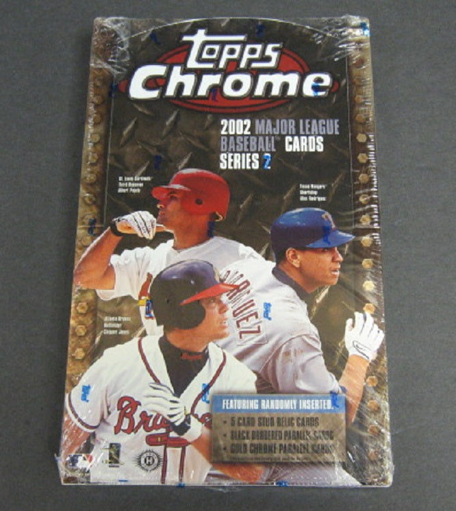 2002 Topps Chrome Baseball Series 2 Box (Hobby)