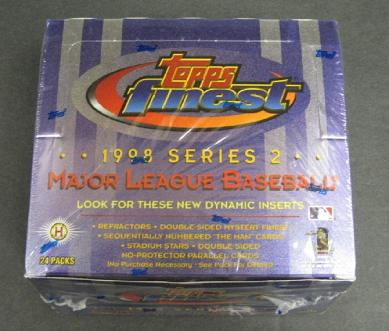 1998 Topps Finest Baseball Series 2 Box (Hobby)