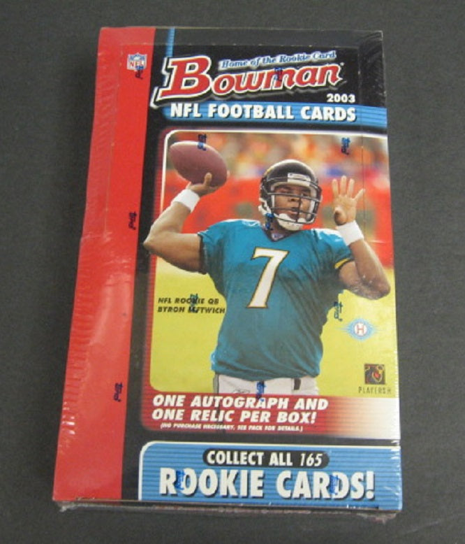 2003 Bowman Football Box (Hobby) (24/10)