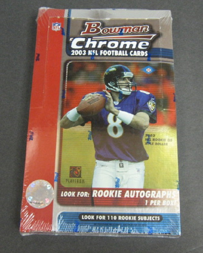 2003 Bowman Chrome Football Box (Hobby) (18/4)