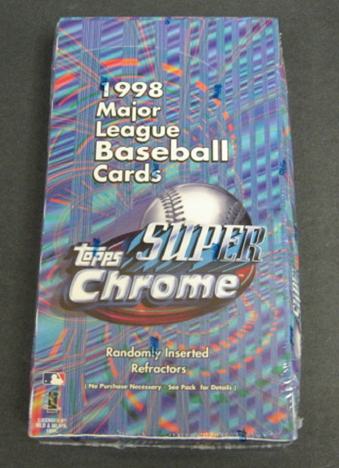 1998 Topps Super Chrome Baseball Box (Hobby)