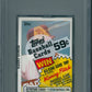 1985 Topps Baseball Unopened Cello Pack Gwynn Top PSA 8 *5307