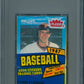 1987 Fleer Baseball Unopened Cello Pack PSA 9 Clark Top *5313