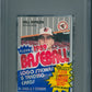 1989 Fleer Baseball Unopened Cello Pack PSA 9 Ripken FF Error Top *5314