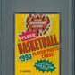 1990 1990/91 Fleer Basketball Unopened Wax Pack PSA 8 Jordan Top *1184
