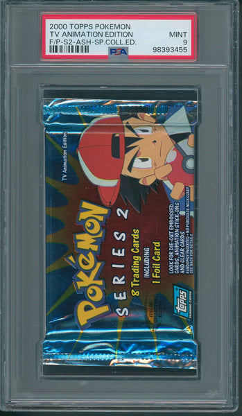 2000 Topps Pokemon TV Animation Edition Series 2 Pack PSA 9 Ash Specia Baseball Card Exchange 2000 Topps Pokemon TV Animation Edition Series 2 Pack PSA 9 Ash Specia Baseball Card Exchange