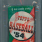 1954 Topps Baseball Unopened 5 Cent Wax Pack PSA 6 *2611