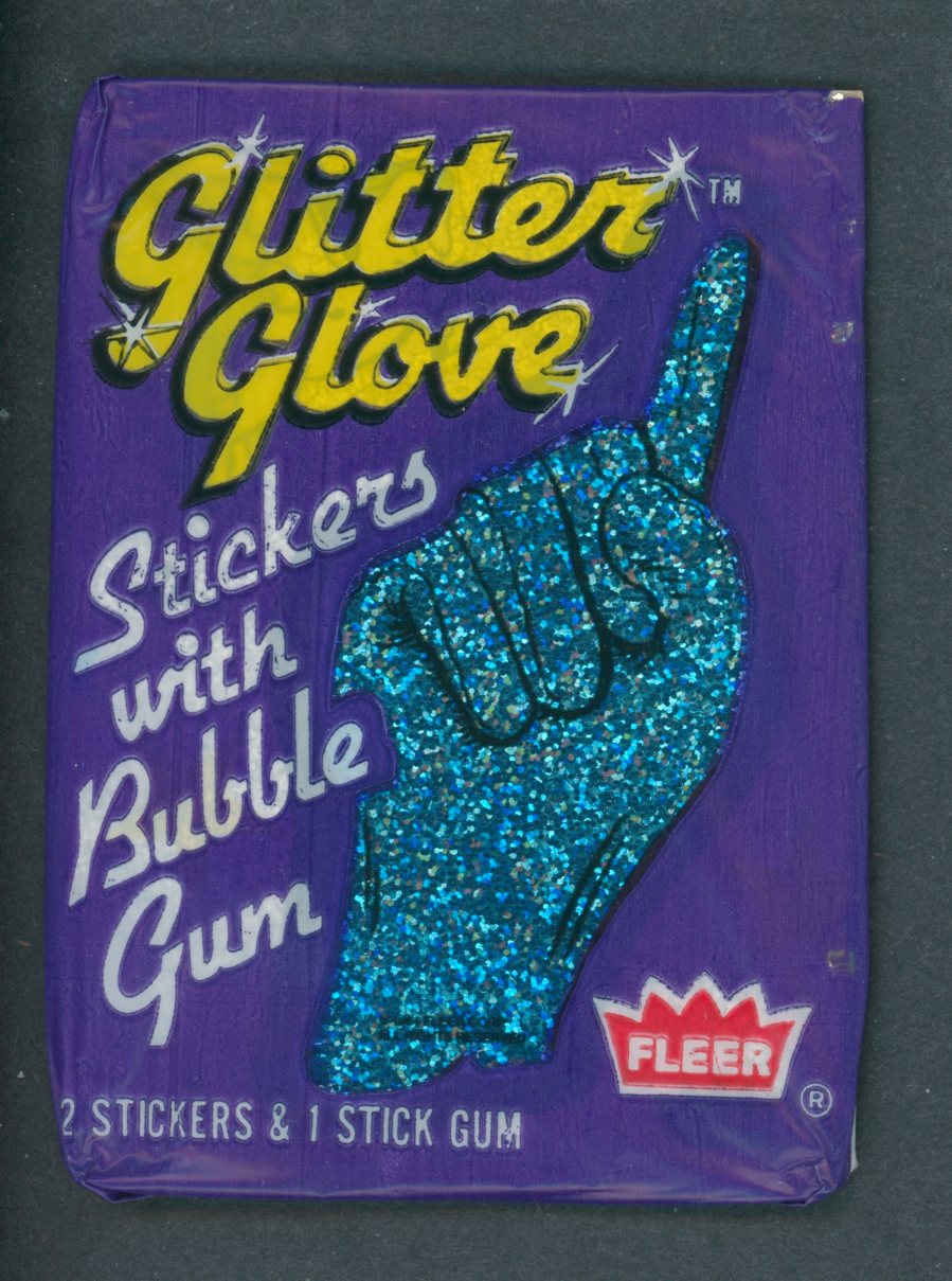 1984 Fleer Glitter Glove Unopened Wax Pack