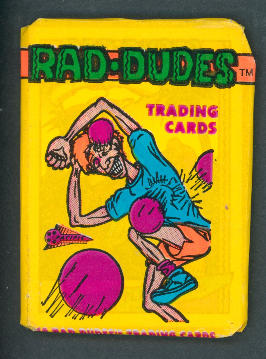 1990 Pacific Rad Dudes Unopened Wax Pack