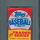 1985 Topps Baseball Traded Unopened Wax Pack PSA 8