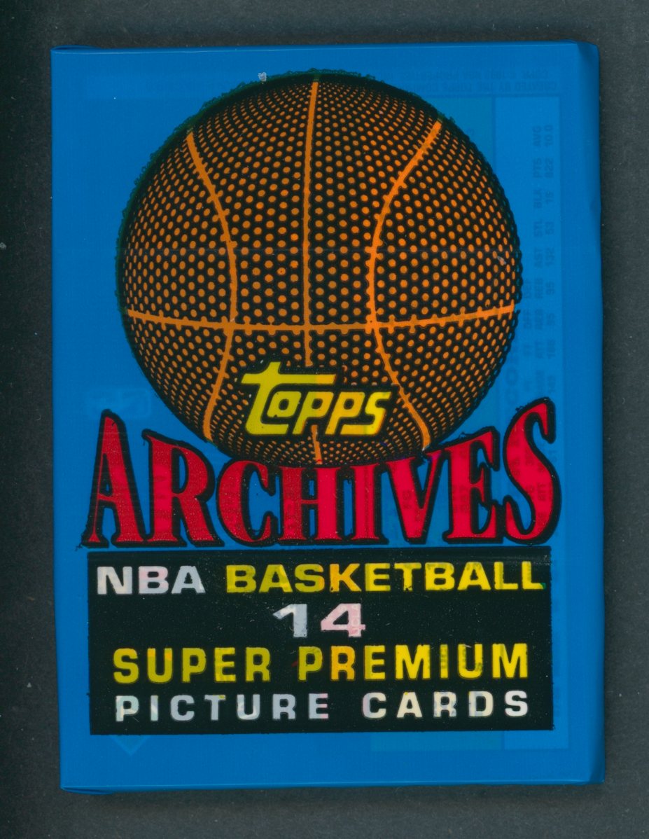 1992 1993 Topps Archives Basketball Unopened Pack