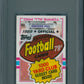 1989 Topps Football Unopened Cello Pack PSA 9 Brown Top *8411