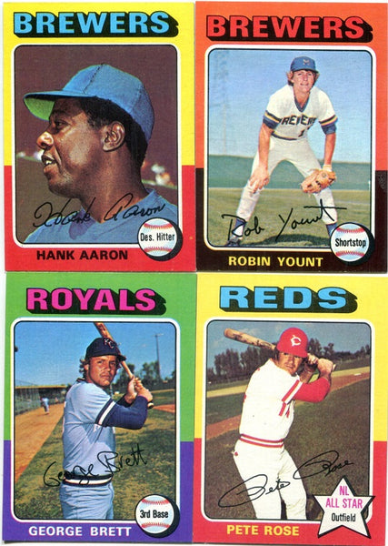 1975 Topps Baseball Card Singles # 600-660