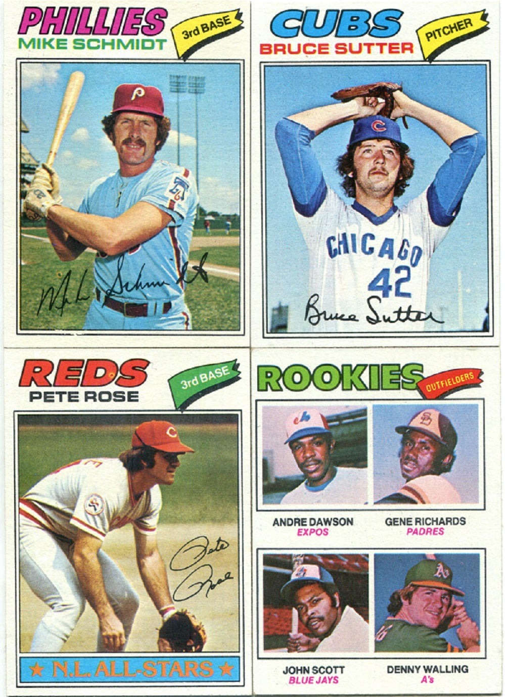 1977 Topps Baseball Complete Set EX EX/MT (660) (23-130)