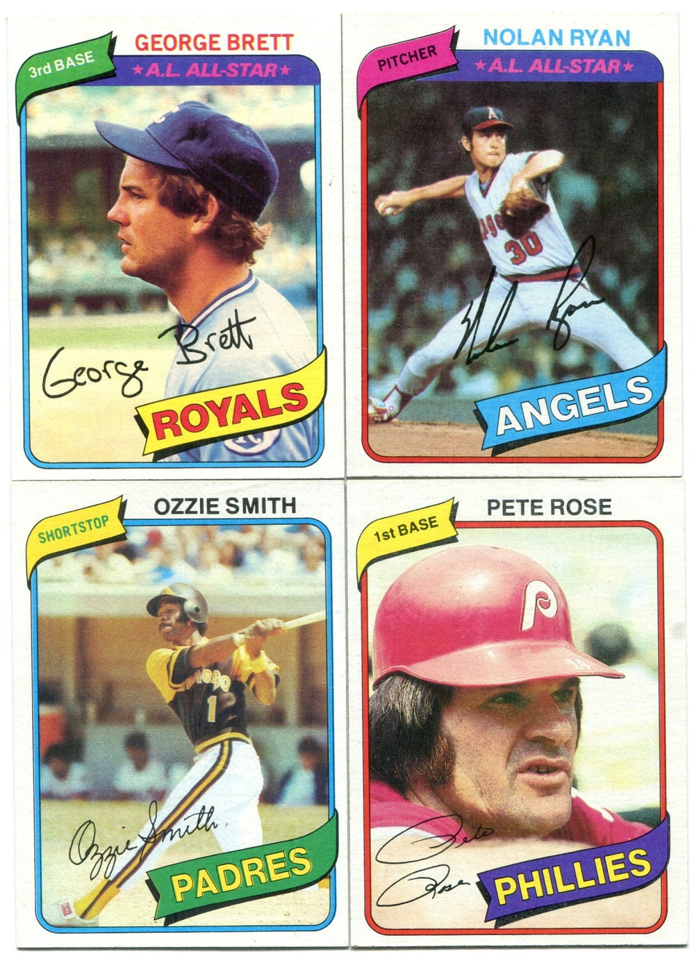 1980 Topps Baseball Complete Set NM NM/MT (726) (23-107)