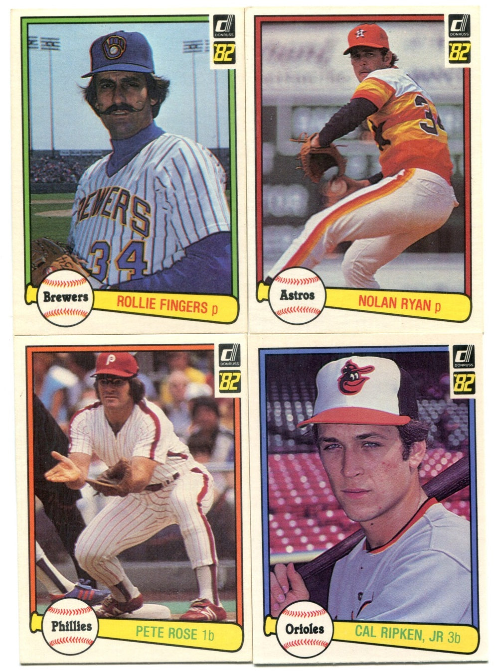 1982 Donruss Baseball Complete Set NM NM/MT (660) (23-113)