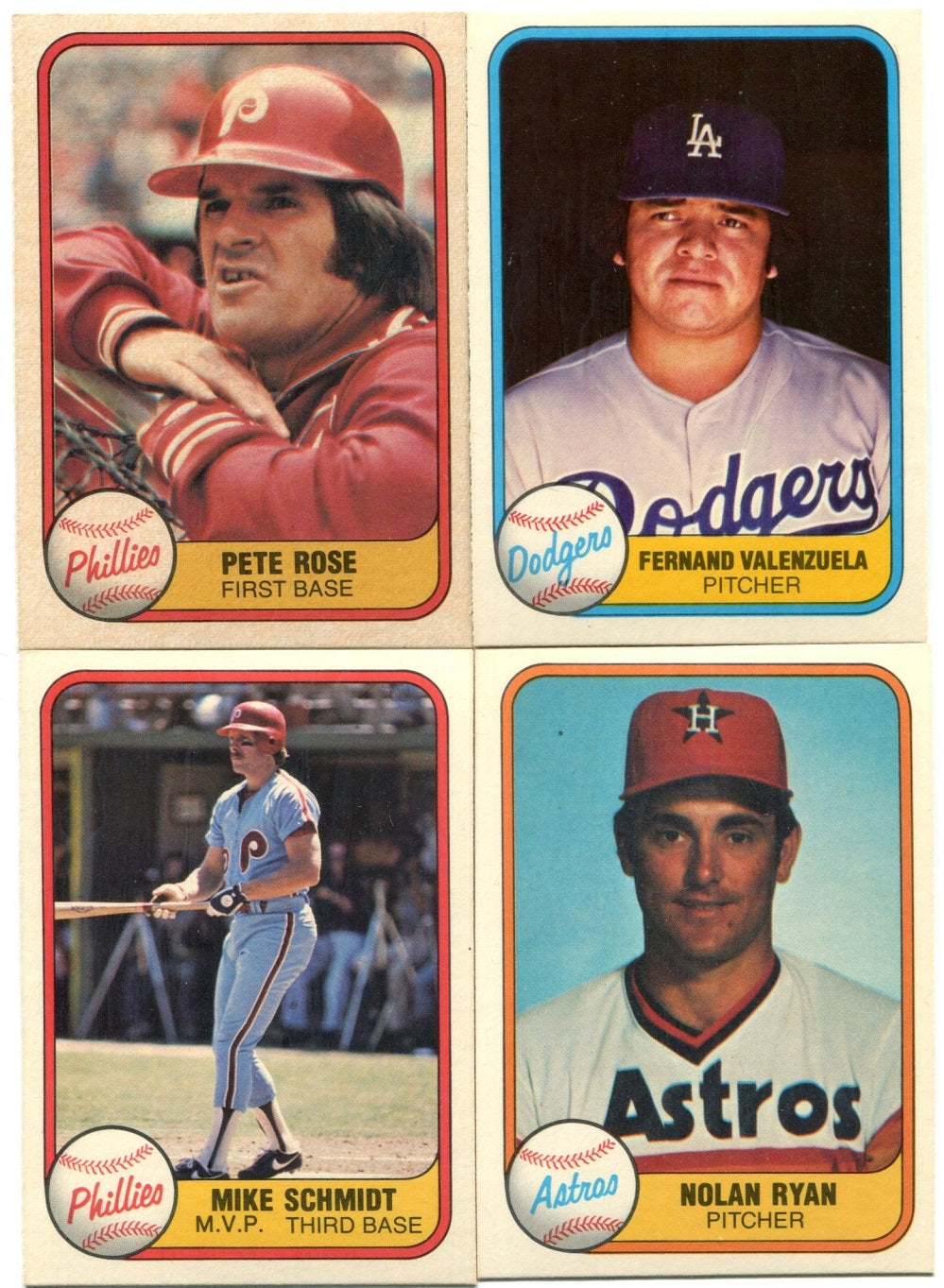 1981 Fleer Baseball Complete Set NM (660) (23-115)