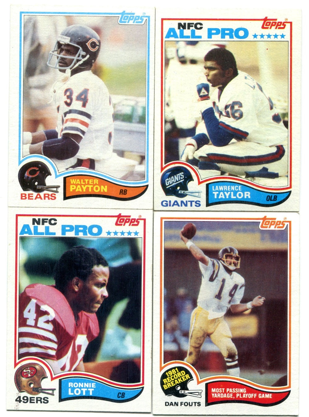 1982 Topps Football Complete Set NM (528) (23-120)