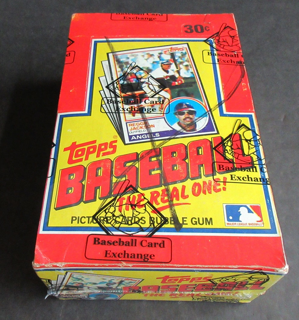 1983 Topps Baseball Unopened Michigan Test Box (BBCE) (X-Out)