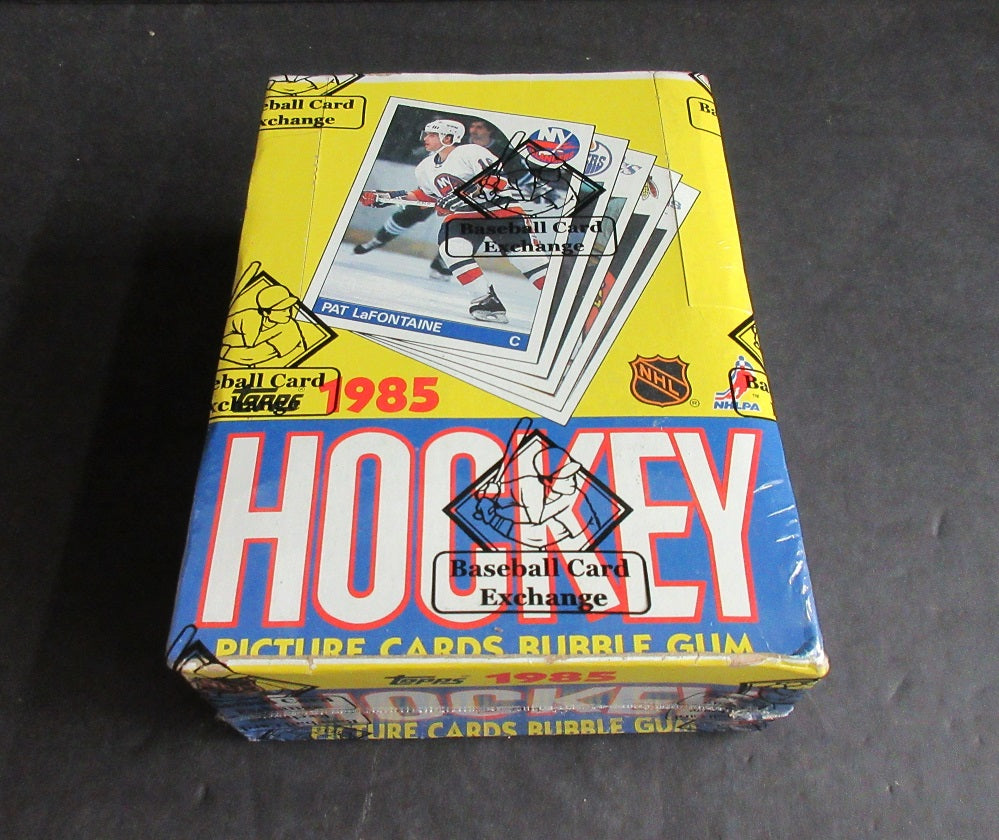 1985/86 Topps Hockey Unopened Wax Box (BBCE) (Non X-Out)