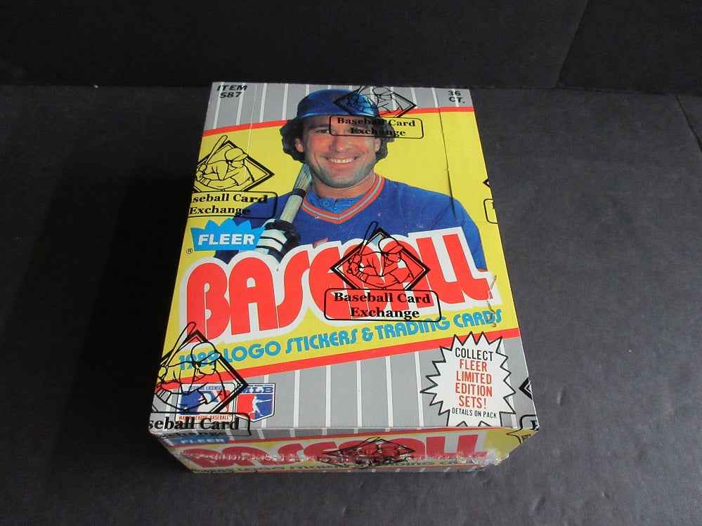 1989 Fleer Baseball Unopened Wax Box (FASC) (Code 90231)