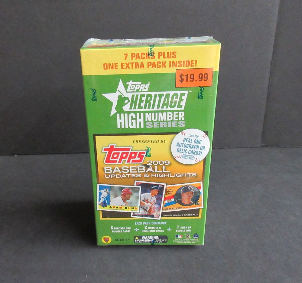 2009 Topps Heritage High Number Baseball Blaster Box (8/8)