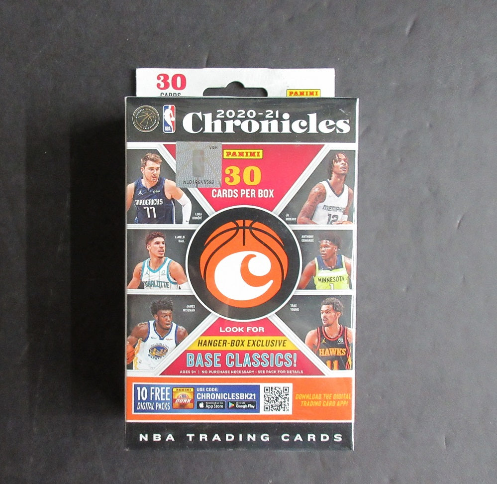 2020/21 Panini Chronicles Basketball Hanger Box (30 Cards)