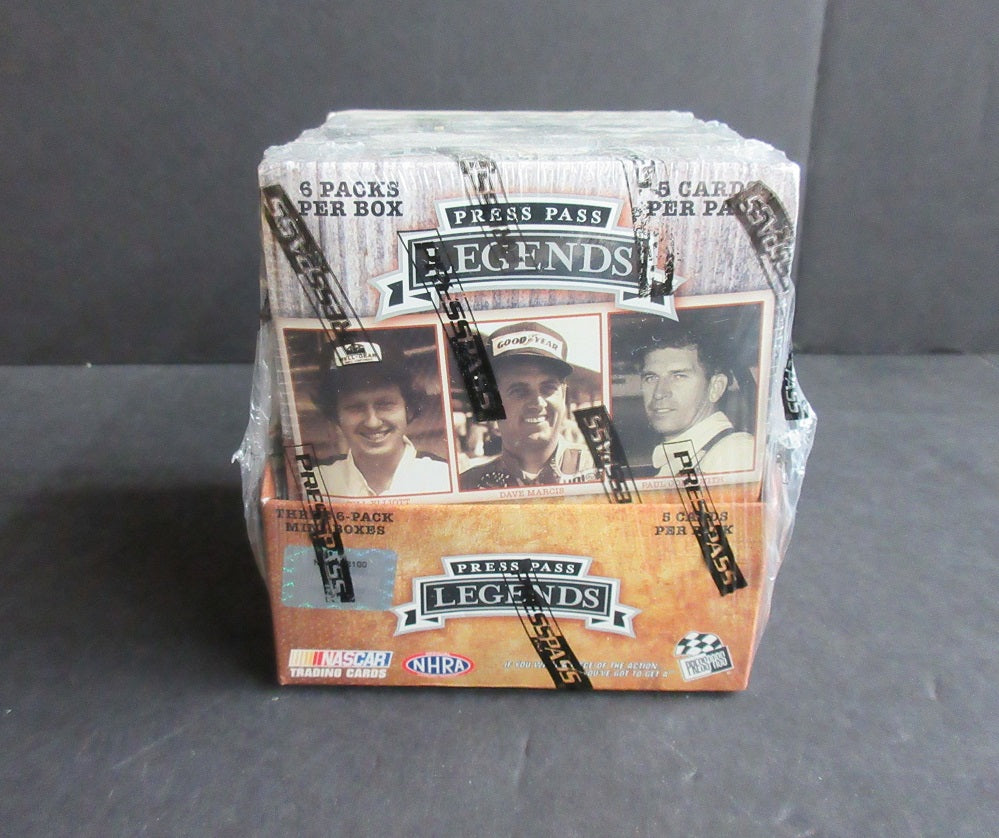 2010 Press Pass Legends Racing Race Cards Box (Hobby) (3/6/5)