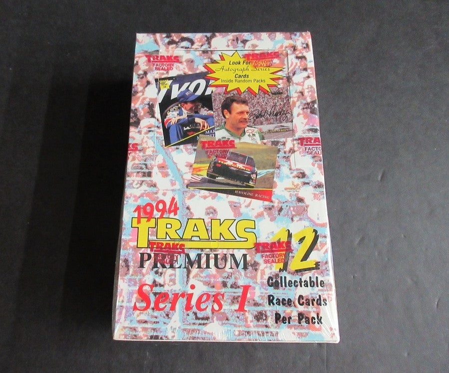 1994 Traks Premium Racing Race Cards Series 1 Box