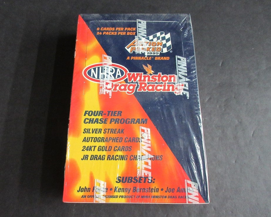 1995 Action Packed NHRA Winston Drag Racing Race Cards Box