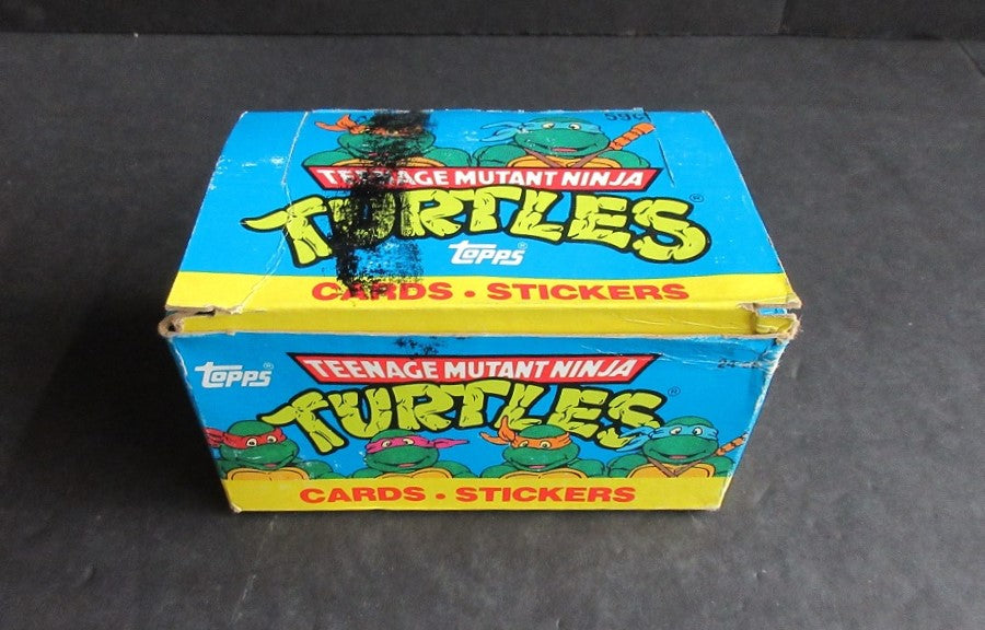 1990 Topps Teenage Mutant Ninja Turtles Cello Box (X-Out) (24/12)