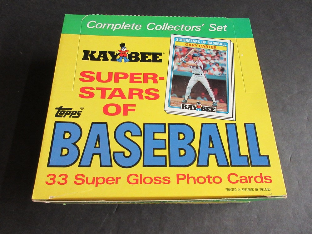 1987 Topps Baseball Kay-Bee Toys Superstars of Baseball Factory Set Box (24/33)