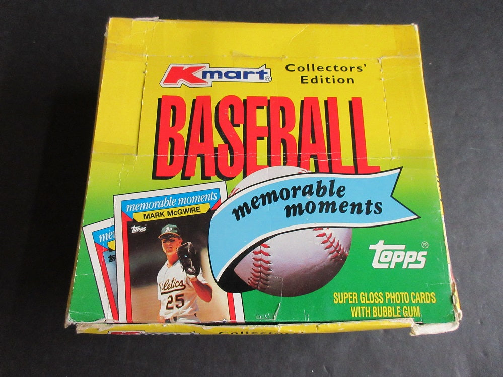 1988 Topps K-Mart Baseball Memorable Moments Factory Set Box (24/33)