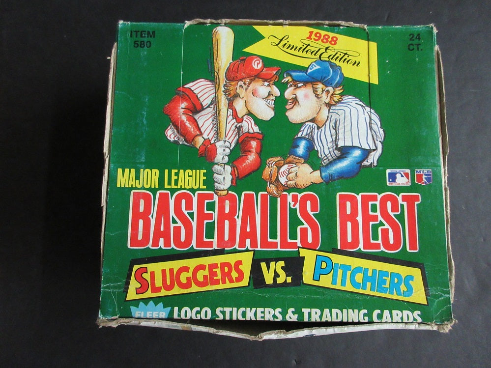 1988 Fleer Baseball's Best Sluggers vs. Pitchers Factory Set Box (24/50)